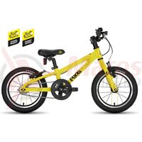 Bicicleta copii Frog 40, 14', pentru 3-4 ani - galben Tour de France