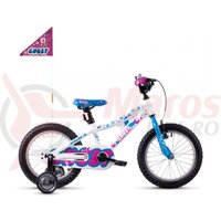 Bicicleta copii Ghost Powerkid Al 16 K 2020 Alb/Albastru
