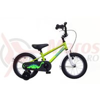 Bicicleta copii Neuzer BMX - 14' Verde/Alb-Albastru