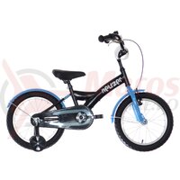 Bicicleta copii Neuzer BMX - 16” Negru/Albastru-Alb