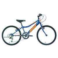 Bicicleta copii Neuzer Bobby Basic Revo, 24', 6V - Albastru Royal/Portocaliu-Albastru
