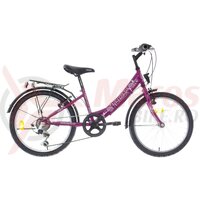 Bicicleta copii Neuzer Cindy Revo City - 20” 6v Mov/Alb-Roz