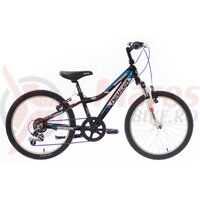 Bicicleta copii Neuzer Mistral - 20” Negru/Alb-Albastru