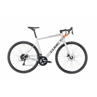 Bicicleta CUBE ATTAIN PRO Silver Orange 2023