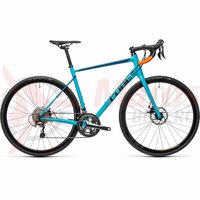 Bicicleta Cube Attain Race Petrol/Orange 2021