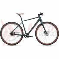 Bicicleta Cube HYDE PRO Deepblue Silver 2022