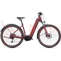 Bicicleta Cube Nuride Hybrid Performance 500 Allroad Easy Entry Darkred Red 2022