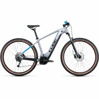 Bicicleta Cube Reaction Hybrid Performance 500 Polarsilver Blue 2022, Roti 27.5''