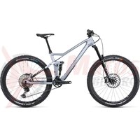 Bicicleta Cube Stereo 140 HPC SL 27.5 Polarsilver Black 2022