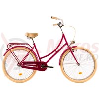 Bicicleta DHS 2632 Citadinne roz 2019