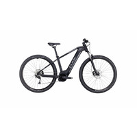 Bicicleta Electrica CUBE REACTION HYBRID PERFORMANCE 500, Black Grey, 2023, Roti 27.5 inch
