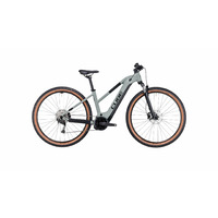 Bicicleta Electrica CUBE REACTION HYBRID PERFORMANCE 500, Swampgrey Black,Trapeze, 2023, Roti 27.5 inch