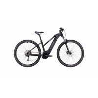 Bicicleta Electrica E-BIKE CUBE REACTION HYBRID TRAPEZE PERFORMANCE 625 BLACK GREY 2023 - roti 27.5 Inch