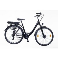 Bicicleta electrica Neuzer E-Trekking Lido Dama 28' - Negru/Maro