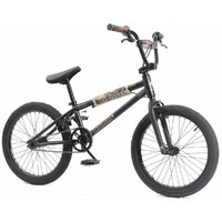 Bicicleta KHE Black Jack 20 inch aluminum BMX bike only 10.2kg - negru
