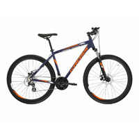 Bicicleta Kross Hexagon 3.0M, Roti 26 Inch, Marimea S ( 17 Inch ), Albastru Portocaliu