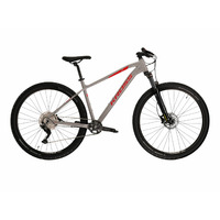 Bicicleta Kross Level 4.0M, Roti 29 Inch, Marimea L (19 Inch), Culoare Gray Red Glossy
