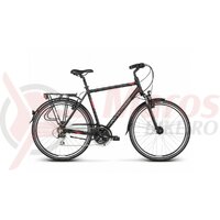 Bicicleta Kross Trans 3.0 28 S black-red-silver-matte 2020