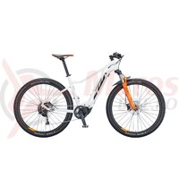 Bicicleta KTM Macina Race 292 alb metalic (negru+portocaliu)