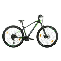 Bicicleta MTB Sprint Apolon 27.5 Negru Mat/Verde Neon