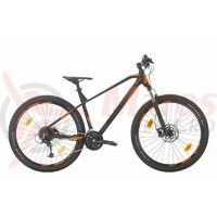 Bicicleta MTB Sprint Apolon 29 2021 Negru Mat/Orange Neon