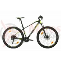 Bicicleta MTB Sprint Apolon 29 2021 Negru Mat/Verde Neon