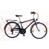 Bicicleta Neuzer Ravenna 30 - 28' Negru/Alb-Albastru