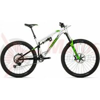 Bicicleta Rock Machine Blizzard 90-27 RZ DVO 27.5, argintiu/negru/verde