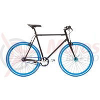 Bicicleta SXT SSP/Fixie negru/albastru