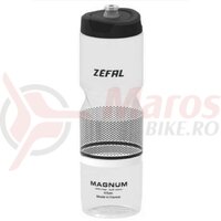 Bidon Zefal Magnum (soft-cap) - translucent/black