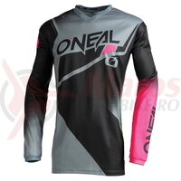 Bluza dama O'Neal Element Racewear V.22 black/gray/pink