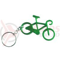 Breloc chei bicicleta verde