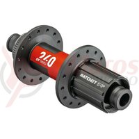 Butuc spate DT Swiss 240 EXP MTB disc brake 142mm/12mm TA, 28H, CL, Shimano Light