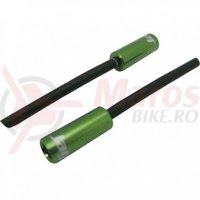 Cap bowden schimbator cu capat iesire plastic(32mm) Jagwire al verde diametru 4,5mm