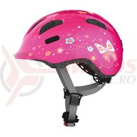 Casca ABUS Smiley 2.0 pink butterfly