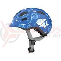 Casca bicicleta Abus Smiley 2.0 Sharky blue
