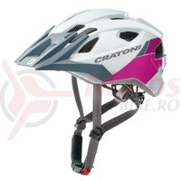 Casca bicicleta Cratoni AllRide (MTB) white/pink gloss