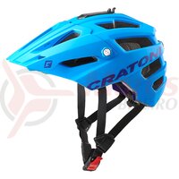 Casca bicicleta Cratoni AllTrack (MTB) blue rubber