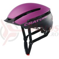 Casca bicicleta Cratoni C-Loom (City) purple/black matt
