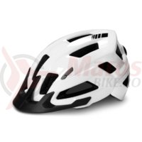 Casca ciclism Cube Helmet Steep alb lucios