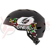 Casca Ciclism O'Neal Dirt Lid Youth Skulls - black/multicolor