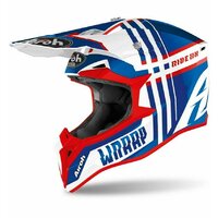 Casca copii Airoh Wraap Youth Broken Blue/Red G