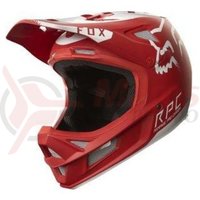 Casca Fox MTB-Helmet Rampage Pro Carbon Moth helmet red/white