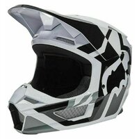 Casca Fox V1 Helmet, ECE [black/white]