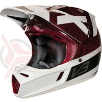 Casca Fox V3 Preest Helmet ECE white/red