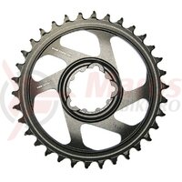 Foaie angrenaj Sram X-Sync 12V, 30T, negru, aluminiu, montare directa, offset 6mm