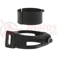 Colier pentru schimbator fata 34,9mm cu adaptor 31,8mm