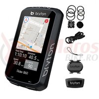 Computer Bryton Rider 860T Set +HRM, SPD, CAD, Sport Mount