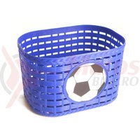 Cos bicicleta plastic albastru