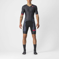 Costum de triatlon cu maneca scurta Castelli Free Sanremo SS Negru